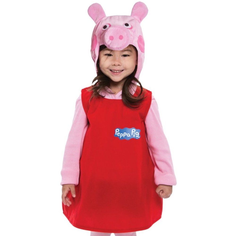 Peppa Pig Girl's Toddler Dress Halloween Costume Dress Up